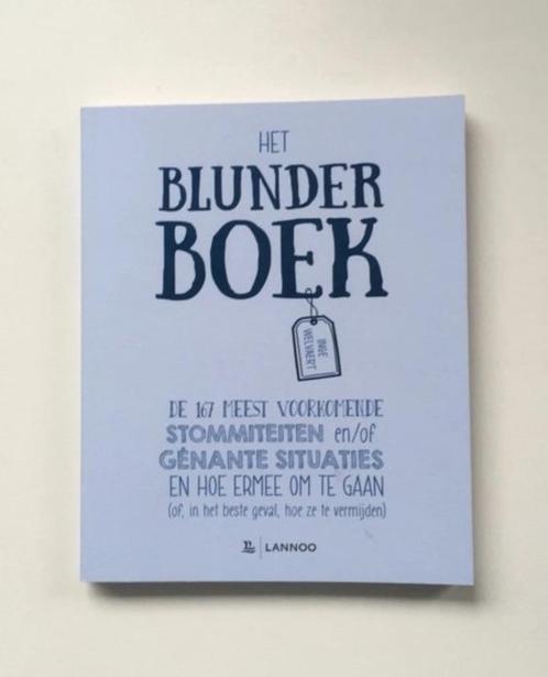 Het Blunderboek Inge Welvaert Lannoo 2017, Livres, Humour, Comme neuf, Anecdotes et Observations, Enlèvement ou Envoi