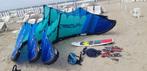Set Kite Naish vliegers en Duotone plank, Watersport en Boten, Kitesurfen, Gebruikt, Kite, 9 m², Ophalen