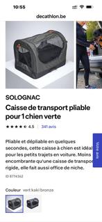 A vendre caisse de transport pliable pour chien, Enlèvement, Comme neuf