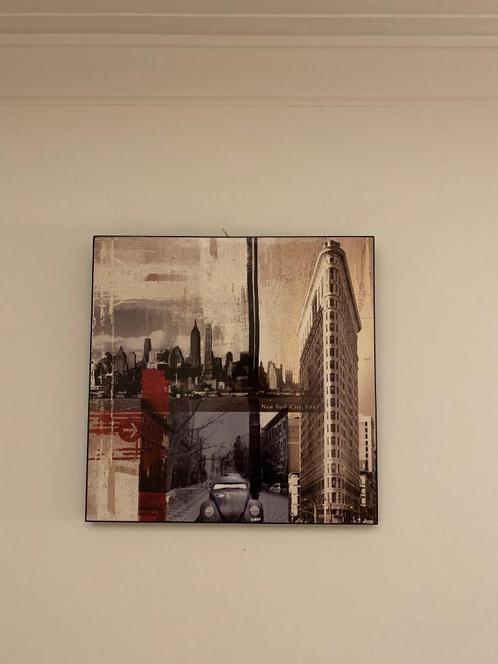 New York 58*58 schilderij, Antiek en Kunst, Kunst | Tekeningen en Fotografie, Ophalen