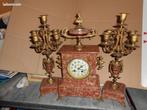 horloge ancienne avec bougeoir, Ophalen of Verzenden