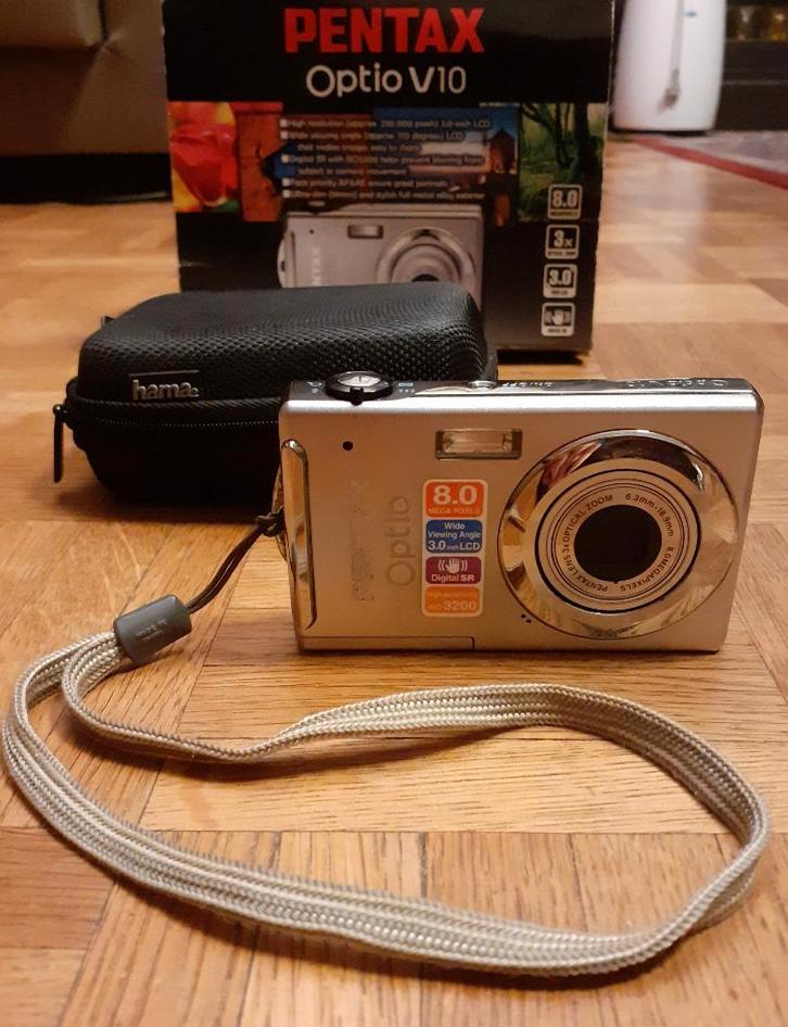 Appareil photo numérique PENTAX OPTIO  V10, TV, Hi-fi & Vidéo, Appareils photo numériques, Comme neuf, Compact, Pentax, Moins de 4 fois