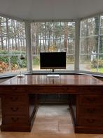 English bureau desk in hout, Huis en Inrichting, Bureaus, Ophalen, Zo goed als nieuw, Bureau