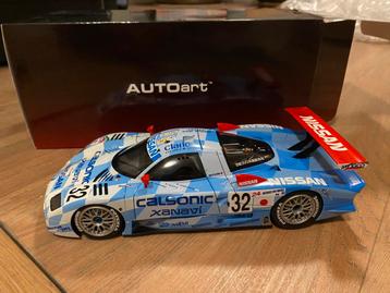 1/18 autoart nissan R390 24h le mans beschikbaar voor biedingen