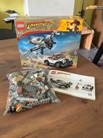 Fighter plane chase Indiana Jones 77012, Comme neuf, Ensemble complet, Lego