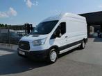 Ford Transit 2T L3-H3 2.2 TDCi 155pk 3 pl '14 224000km (6652, Auto's, Bestelwagens en Lichte vracht, Euro 5, Gebruikt, Zwart, 4 cilinders