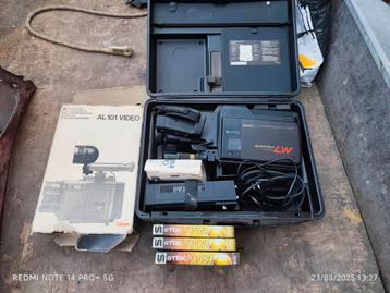 Caméscope panasonic+flash+3 VHS vierge, Enlèvement ou Envoi, Caméra