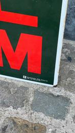 Emaille bord Palm., Ophalen, Gebruikt, Reclamebord