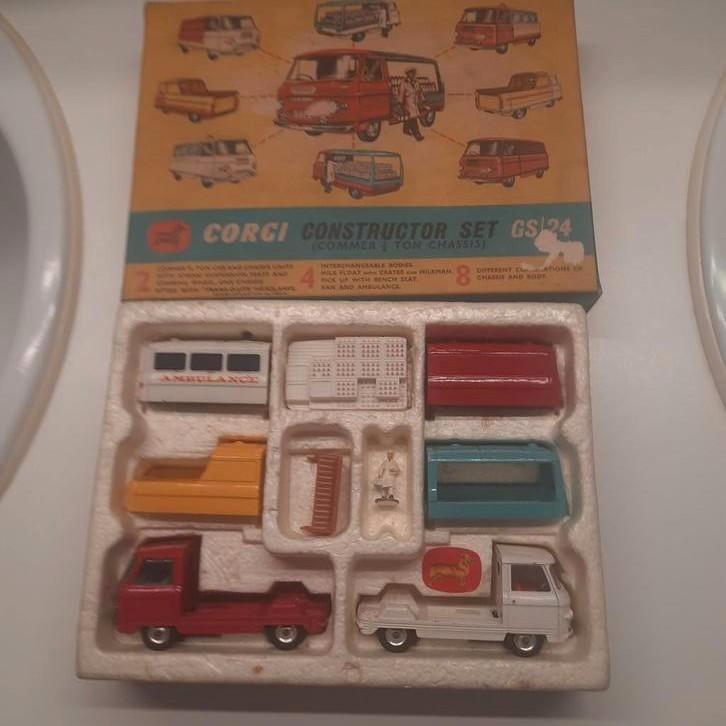 CORGI UK GS-24:COMMER 3/4TON CONSTRUCTOR SET*VINTAGE*, Hobby en Vrije tijd, Modelauto's | 1:43, Nieuw, Bus of Vrachtwagen, Corgi