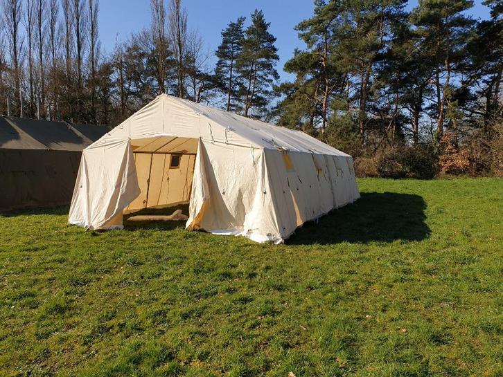 witte legertent 5m X 10m, Caravans en Kamperen, Tenten, meer dan 6, Ophalen