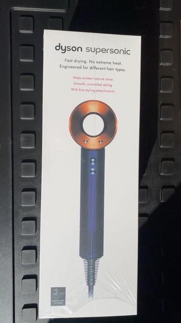 Dyson supersonic (bleu de prusse/cuivré), Enlèvement, Neuf, Sèche-cheveux