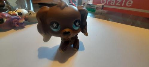 Authentic Littlest Pet Shop #960 Cocker spaniel dog brown bl, Verzamelen, Poppetjes en Figuurtjes, Ophalen of Verzenden
