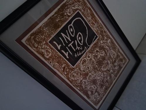 Pierre Alechinsky: Lino Litho: P.A., Antiek en Kunst, Kunst | Schilderijen | Modern, Ophalen of Verzenden