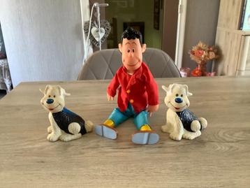 Poupées de jeu variées Studio 100 Samson & Gert (13x37 cm), Envoi, Utilisé, TV, Figurine ou Poupée