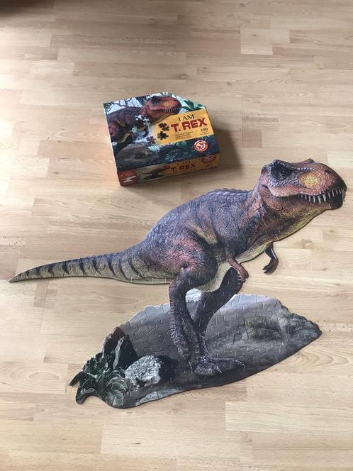 Dino T-Rex puzzel in speciale uitvoering, Kinderen en Baby's, Speelgoed | Kinderpuzzels, Nieuw, Ophalen