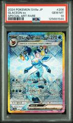 Glaceon ex PSA 10 - 206/187 - Japanese Terastal Festival, Ophalen of Verzenden, Zo goed als nieuw, Losse kaart