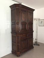 Eiken kast, stoelen, salontafel, tafel + stoelen ..., Huis en Inrichting, Complete eetkamers, Ophalen