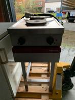 industrieel kookplaat op statief /onderstel inox, Elektronische apparatuur, Kookplaten, Ophalen, 3 kookzones of minder, Zo goed als nieuw