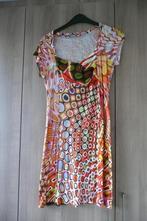 Oranje geprint kleedje Melvin (K683), Vêtements | Femmes, Taille 42/44 (L), Enlèvement ou Envoi, Comme neuf, Longueur genou