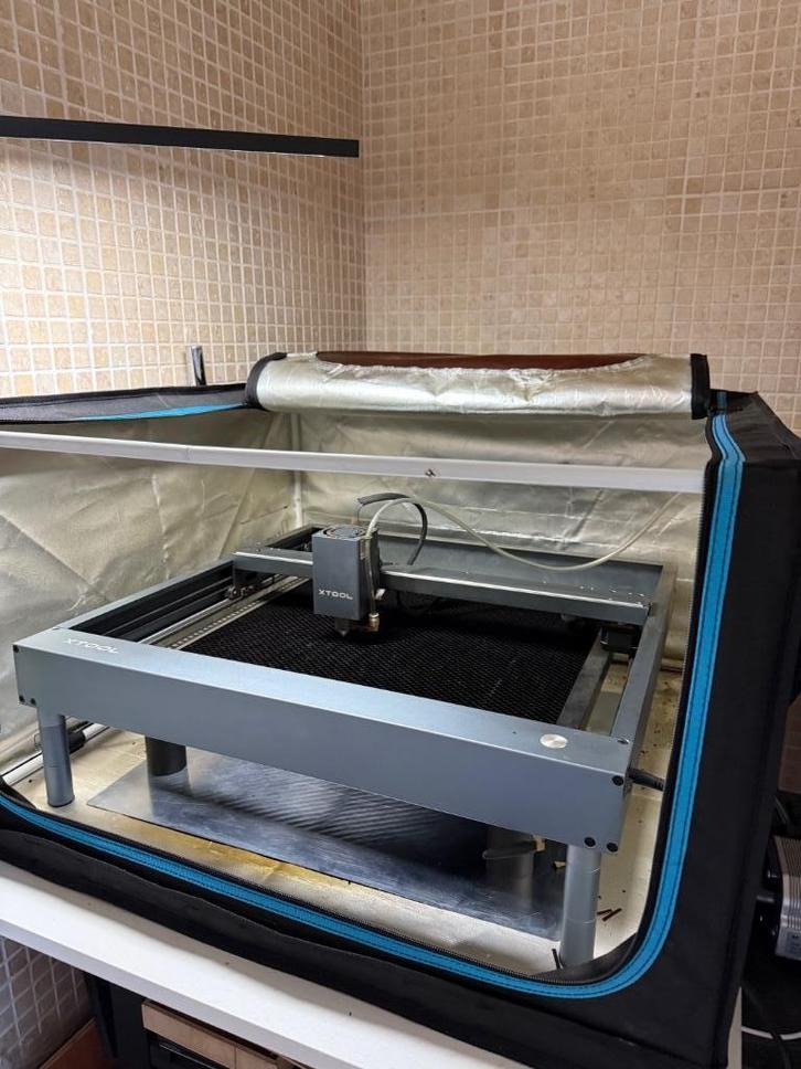 XTool D1 Pro 20W laser+ Extension+Extras, Elektronische apparatuur, Overige elektronische apparatuur, Zo goed als nieuw, Ophalen