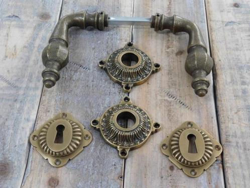 deurbeslag , brons , set deurbeslag, Huis en Inrichting, Woonaccessoires | Overige, Nieuw, Ophalen of Verzenden