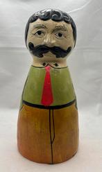 Vintage 1970s Ceramic Man Piggy Bank - 24cm, Ophalen of Verzenden