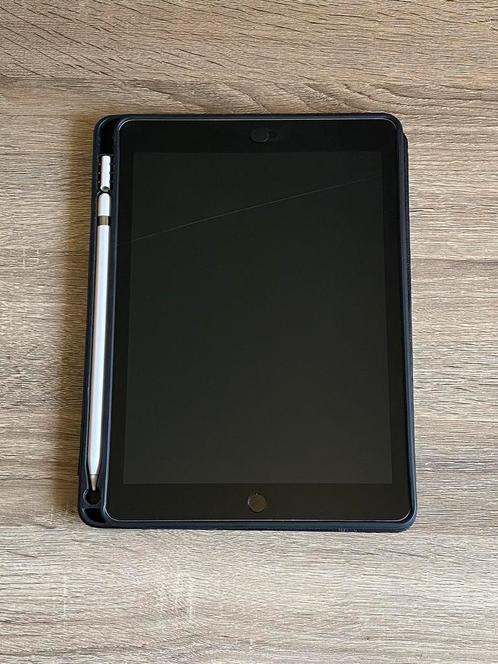 iPad 6e generatie 128 GB + Apple Pencil + hoesje, Computers en Software, Apple iPads