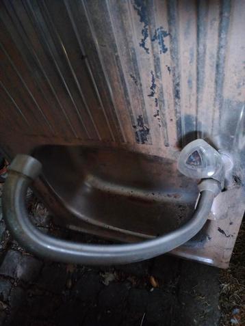 Lavabo met keukenkraan, Enlèvement, Comme neuf, Inox