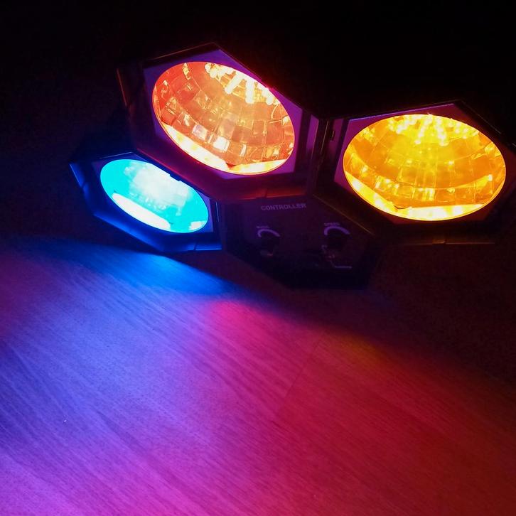 3 VOUDIG LICHTORGEL, Muziek en Instrumenten, Licht en Laser, Kleur, Ophalen of Verzenden