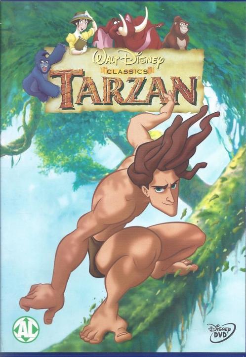 TARZAN / TARZAN 2 / TARZAN & JANE (TEKENFILMS) 3 DVD'S, Cd's en Dvd's, Dvd's | Tekenfilms en Animatie, Zo goed als nieuw, Amerikaans