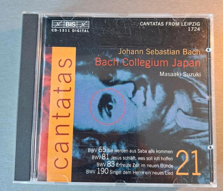 Cd. Bach. Cantatas 21. (Bis, Suzuki), Cd's en Dvd's, Cd's | Klassiek, Ophalen of Verzenden