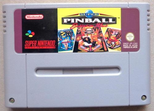 Super Pinball Behind the Mask voor Europese Super Nintendo, Consoles de jeu & Jeux vidéo, Jeux | Nintendo Super NES, Utilisé, Enlèvement ou Envoi