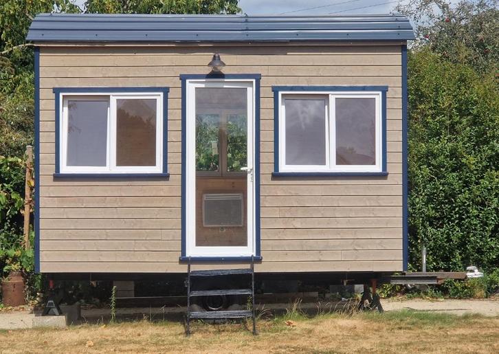 MOET WEG! Houten skelet Tiny House, Caravans en Kamperen, Stacaravans, tot en met 4, Ophalen