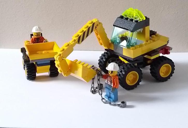 Lego City - 6470 Mini Dump Truck + 6474 Wheeled Front Shovel, Kinderen en Baby's, Speelgoed | Duplo en Lego, Gebruikt, Lego, Complete set