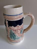Bierpul, vintage drinkbeker met mooie decoratie, Antiek en Kunst, Ophalen of Verzenden