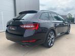 SKODA SUPERB 4X4/280PK/NAVI/DAB/CAMERA/LED/ZETELVER/KEYLESS, Auto's, Automaat, 1984 cc, Zwart, Bedrijf