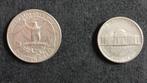 setje  usa quarter dollar1983,5 cents  1977, Ophalen of Verzenden, Noord-Amerika, Setje