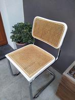 5 witte Cesca stoelen naar model B32 van Marcel Breuer, Ophalen, Hout, Wit, Cesca volgens model B32 van Marcel Nreuer