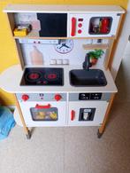 Speelgoedkeuken met toebehoren, Kinderen en Baby's, Speelgoed | Houten speelgoed, Ophalen, Gebruikt, Meubelstuk of Keukentje