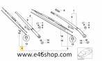 RUITENWISSERBLAD BMW E46 BIJRIJDERS KANT OE 61618225997, Auto-onderdelen, Ophalen of Verzenden, Nieuw, BMW