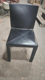 B&B Italia lederen stoelen, Gebruikt, Zwart, Leer, Vijf, Zes of meer stoelen