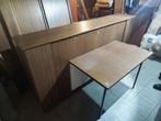 Bedkast met 1 persoons bed + uitklapbaar bureau, Huis en Inrichting, Ophalen, Gebruikt, 90 cm, Eenpersoons