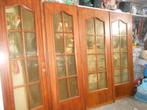 4 liuk deuren, Ophalen, Gebruikt, Glas, Binnendeur