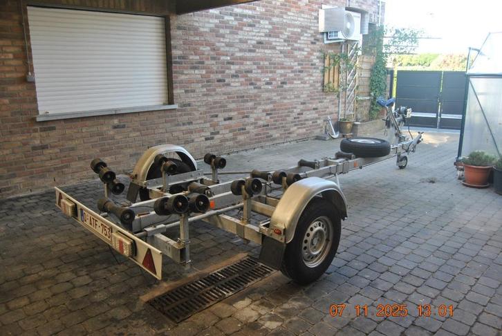 RGF 1300 MF KANTELBAAR, Watersport en Boten, Boottrailers, Zo goed als nieuw, Sloepentrailer, Minder dan 1500 kg, Minder dan 6 meter