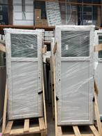 Witte PVC-deur met handgreep inbegrepen, Tuin en Terras, Ophalen, Nieuw