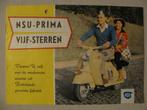 60 NSU Prima Vijf Sterren folder brochure, Enlèvement ou Envoi