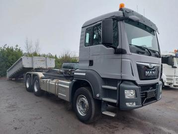 MAN TGS 33.460 6x4 abroller - BIG axle - motorPTO- 140k km!  beschikbaar voor biedingen