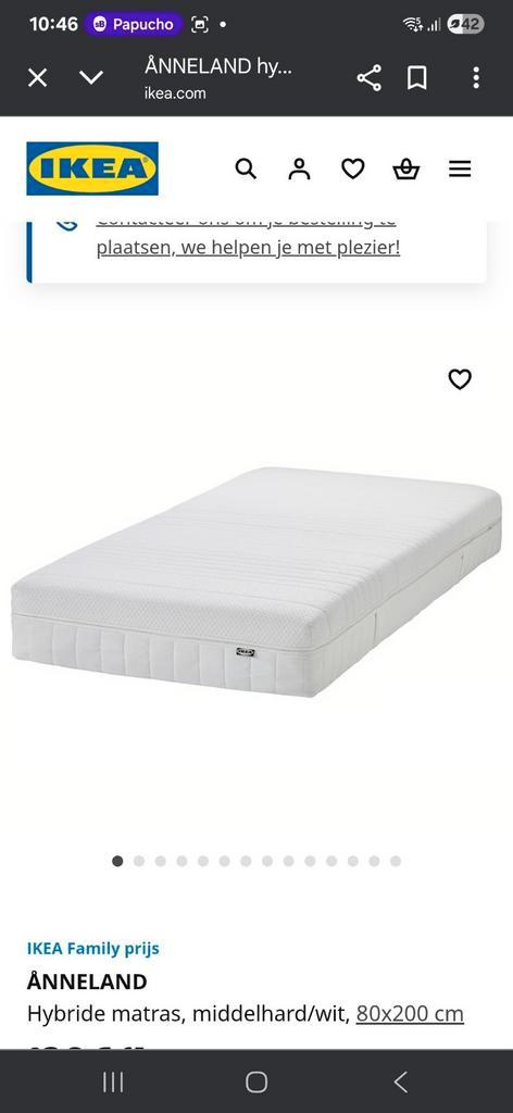 Matras 80 op 200 Spotprijs!, Huis en Inrichting, Slaapkamer | Matrassen en Bedbodems, Nieuw, Matras, Ophalen