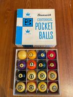 Brunswick Centennial Biljart Ballen - Vintage1980s, Ophalen of Verzenden, Zo goed als nieuw, Keu of Ballen