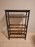 Wijnkast + glazenhangers, Huis en Inrichting, Ophalen